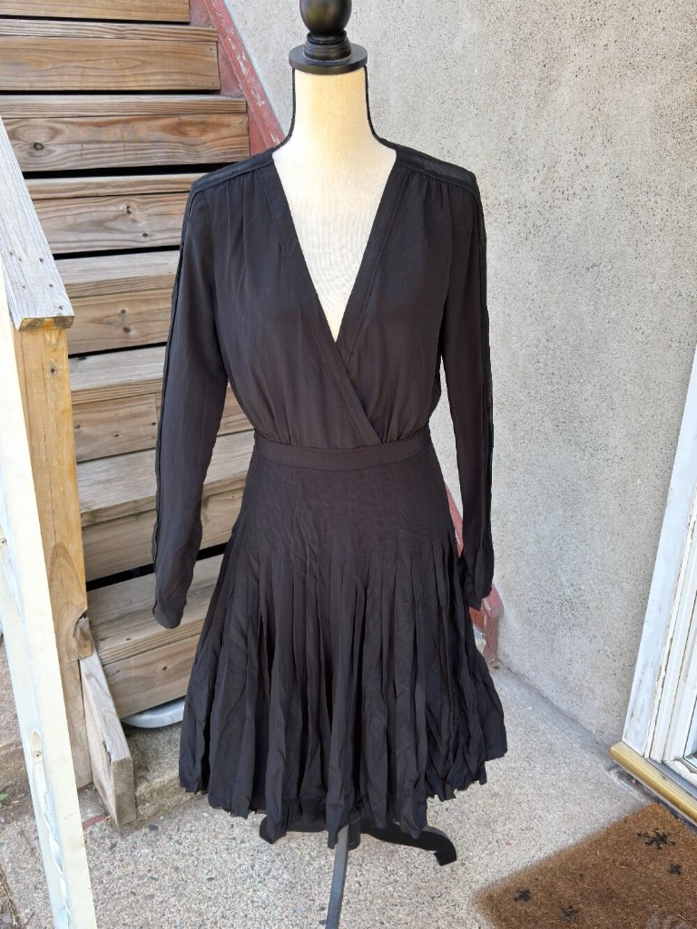 Tory Burch Black Long Sleeve Dress Size 6